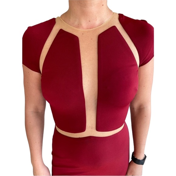 Jovani Evening Gown Wine - Picture 3 of 3